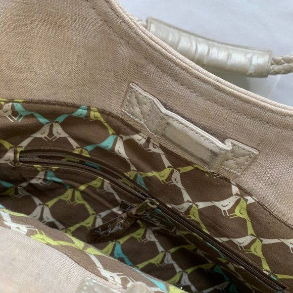 Vera Bradley Large Promenade Tote BAG WITH MATCHING WALLET "SITTIN' IN A TREE" - Picture 12 of 16